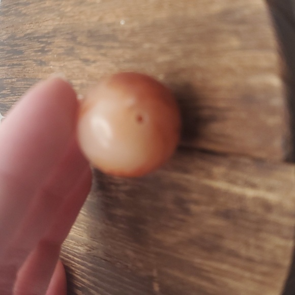 Peaches and marmalade bead medium - Picture 2 of 2